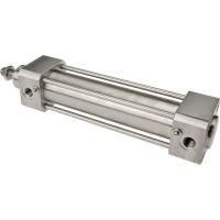 Stainless steel pneumatic cylinder, double-acting