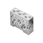 Aventics Einspeiseplatte, längsverkettbar 1825504034 CD01-SUPPLY--TYPEA-G3/8-TOP