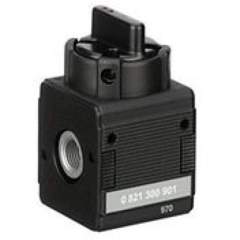 Aventics 3/2-shut-off valve, mechanically operated, Series NL4-BAV 0821300913 NL4-SOV-G034-SOM-MAN-SS
