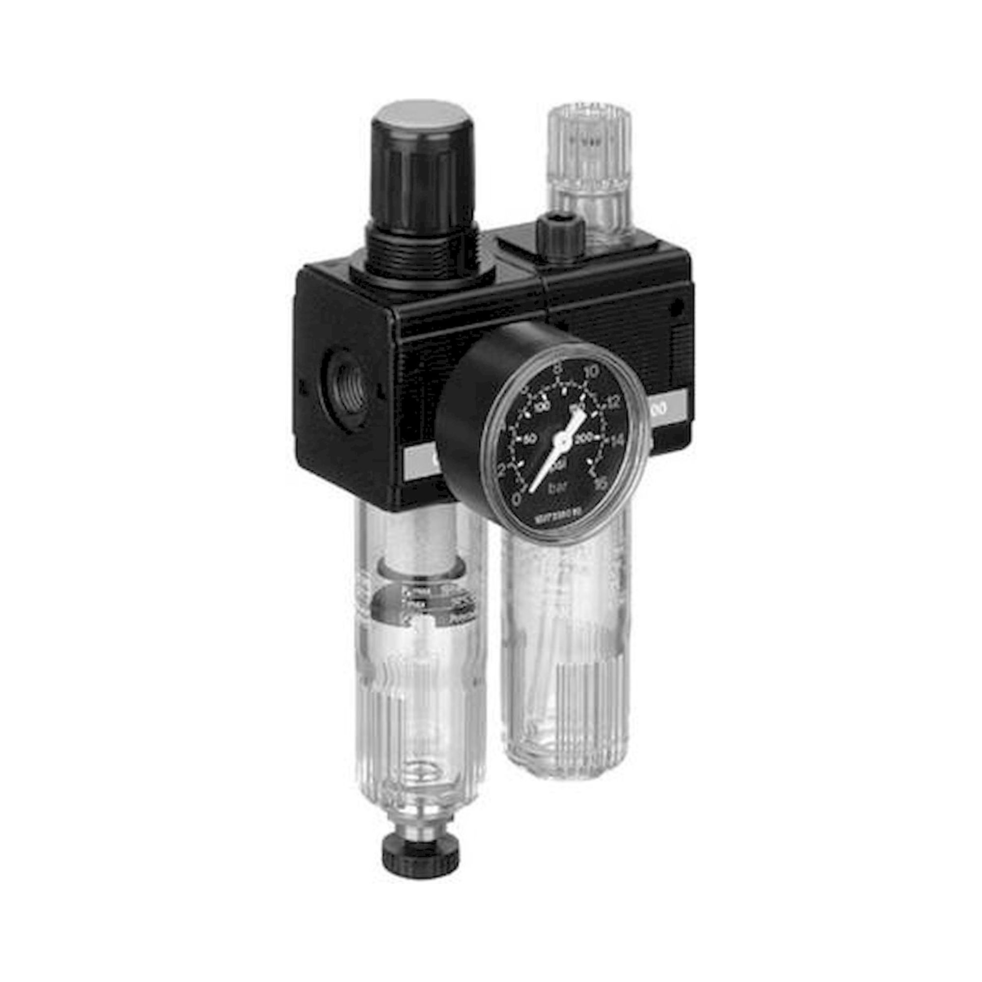(NL2-ACD-G014-GAU-100-SSS-HO-05) FRL Unit, 2-teilig, Serie NL2-ACD - Aventics 0821300402