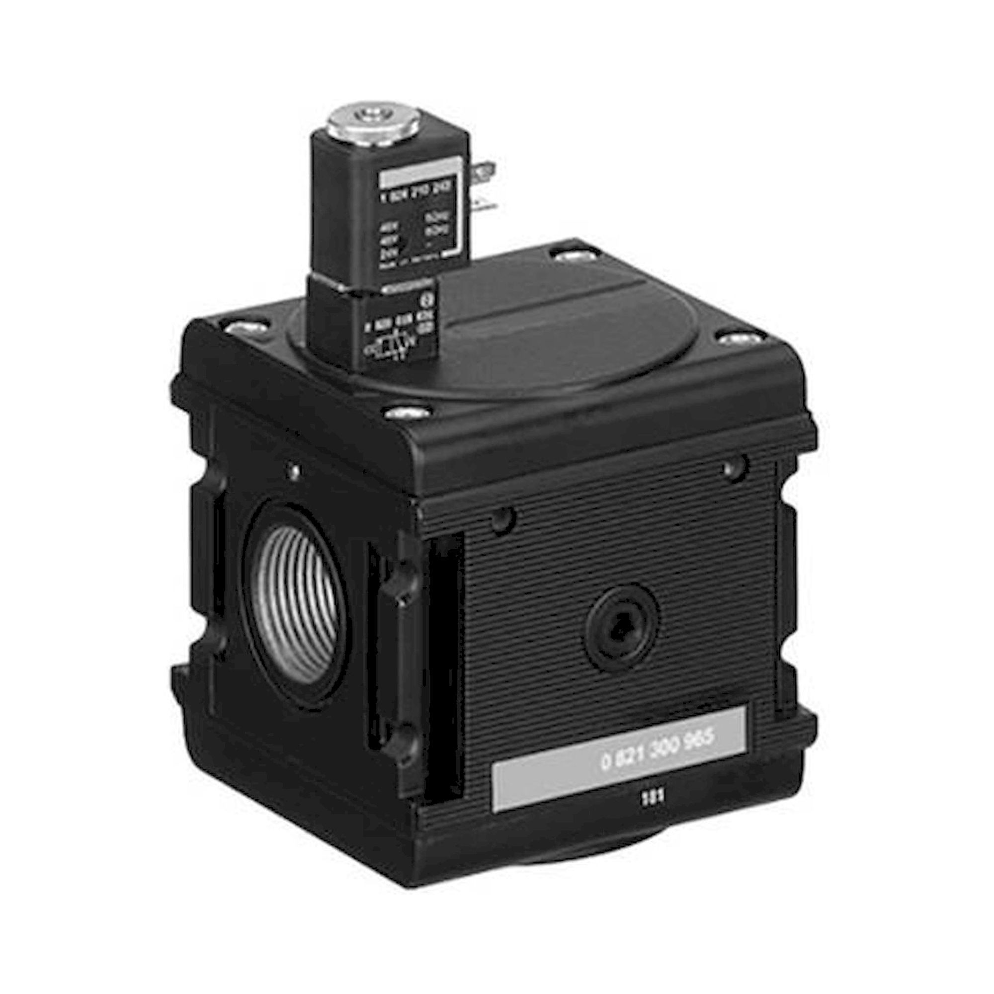 (NL6-SOV-G100-SOE-024-SS) 3/2-Directional Valve, elektrisch betätigt, Serie NL6-SOV - Aventics 0821300965