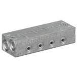 Aventics Manifold block, Series DO10 1825503495 DO10 2 VALVES