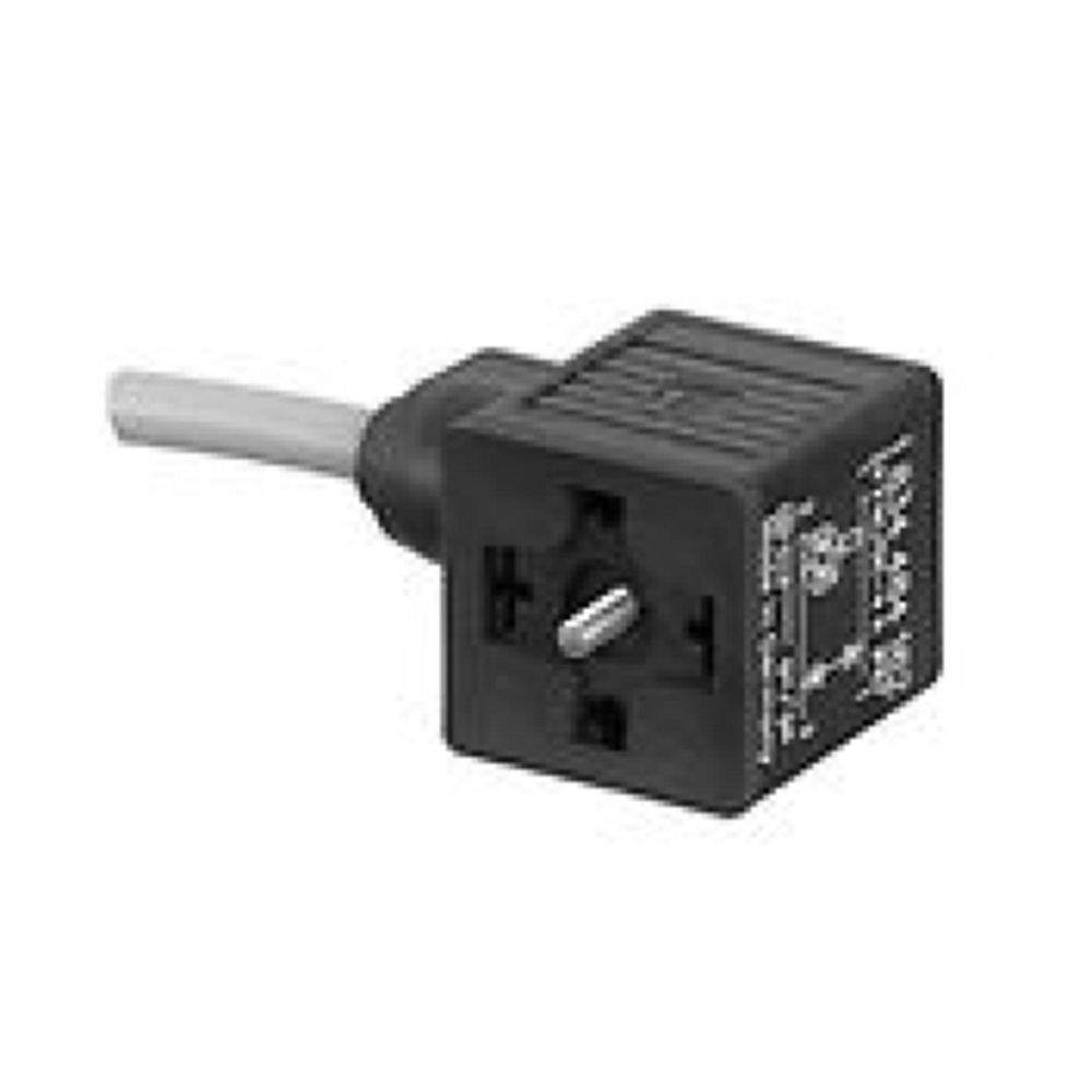 Aventics Valve plug connector, series CON-VP 1834484163 CON-VP-F_A-2+E-YE-Z-5000-PVC-OW-3