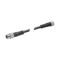 Aventics Round plug connector, Series CON-RD R412023861 CON-RD-FS-M8-4-1000-PUR-MS-M8-4