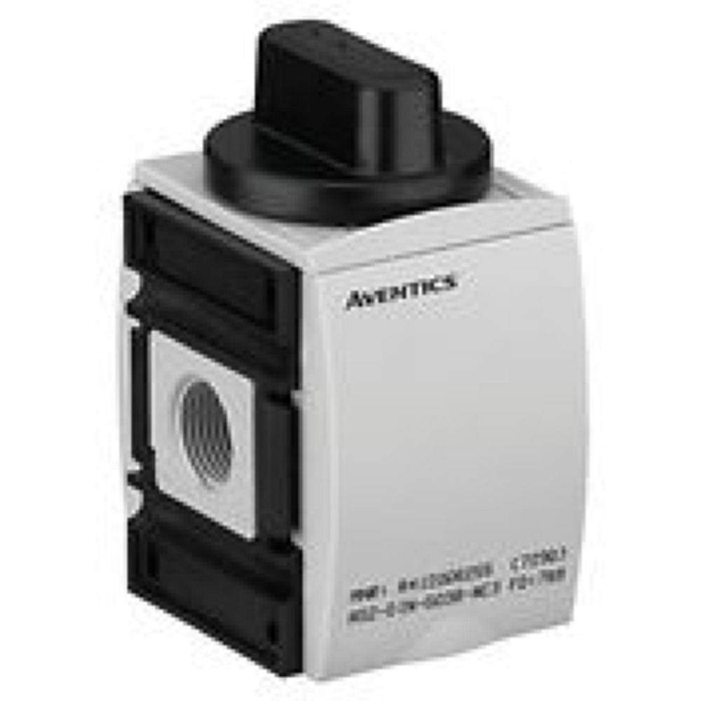 Aventics 3/2-shut-off valve, mechanically operated, Series AS2-BAV R412006260 AS2-SOV-G014-MAN