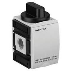 Aventics 3/2-shut-off valve, mechanically operated, Series AS2-BAV R412006261 AS2-SOV-G038-MAN