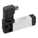Aventics 5/3-directional valve, Series CD02-AL 7472D02839 CD02-5/3CC-024DC-M12