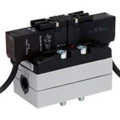 Aventics 5/2-directional valve, Series 581, size 1 5811260160 V581-5/2DS-024DC-I1-2P15-LUD-PP-X-C-T0