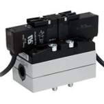 Aventics 5/3-directional valve, Series 581, size 1 5811561160 V581-5/3EC-024DC-I1-2P15-LUD-PP-X-C-T1