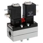 Aventics 2x3/2-directional valve, Series 581, size 1 R402003714 V581-3/2CC-012DC-I1-2P22-HBX-PA-X-S-T0