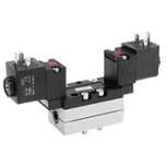 Aventics 5/2-directional valve, Series 581, size 1 5811290650 V581-5/2DS-024DC-I1-2CNO-LBX-AA-X-C-T0
