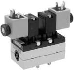 Aventics 5/2-directional valve, Series 581, size 2 5812290430 V581-5/2DS-230AC-I2-2CNO-HNX-AA-X-C-T0