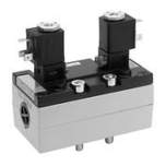 Aventics 5/3-Wegeventil, Serie 581, Größe 3 5813720400 V581-5/3PC-230AC-I3-2P22-HBX-AA-X-C-T0