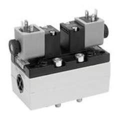 Aventics 5/3-Wegeventil, Serie 581, Größe 3 5813790430 V581-5/3PC-230AC-I3-2CNO-HNX-AA-X-C-T0