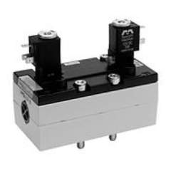 Aventics 5/3-Wegeventil, Serie 581, Größe 4 5814721100 V581-5/3PC-024DC-I4-2P22-HBX-AA-X-C-T1