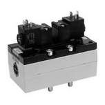 Aventics 5/3-Wegeventil, Serie 581, Größe 4 5814593650 V581-5/3EC-024DC-I4-2CNO-LBX-AA-X-S-T1