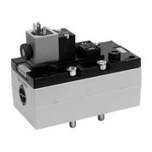 Aventics 5/2-Wegeventil, Serie 581, Größe 4 5814170530 V581-5/2SR-024DC-I4-1CNO-HNX-AA-X-C-T0