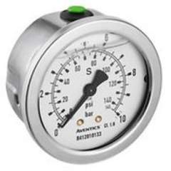 Aventics Pressure gauge, Series PG1-GLY R412010133 PG1-ROB-G014-GLY-D63-P0-10