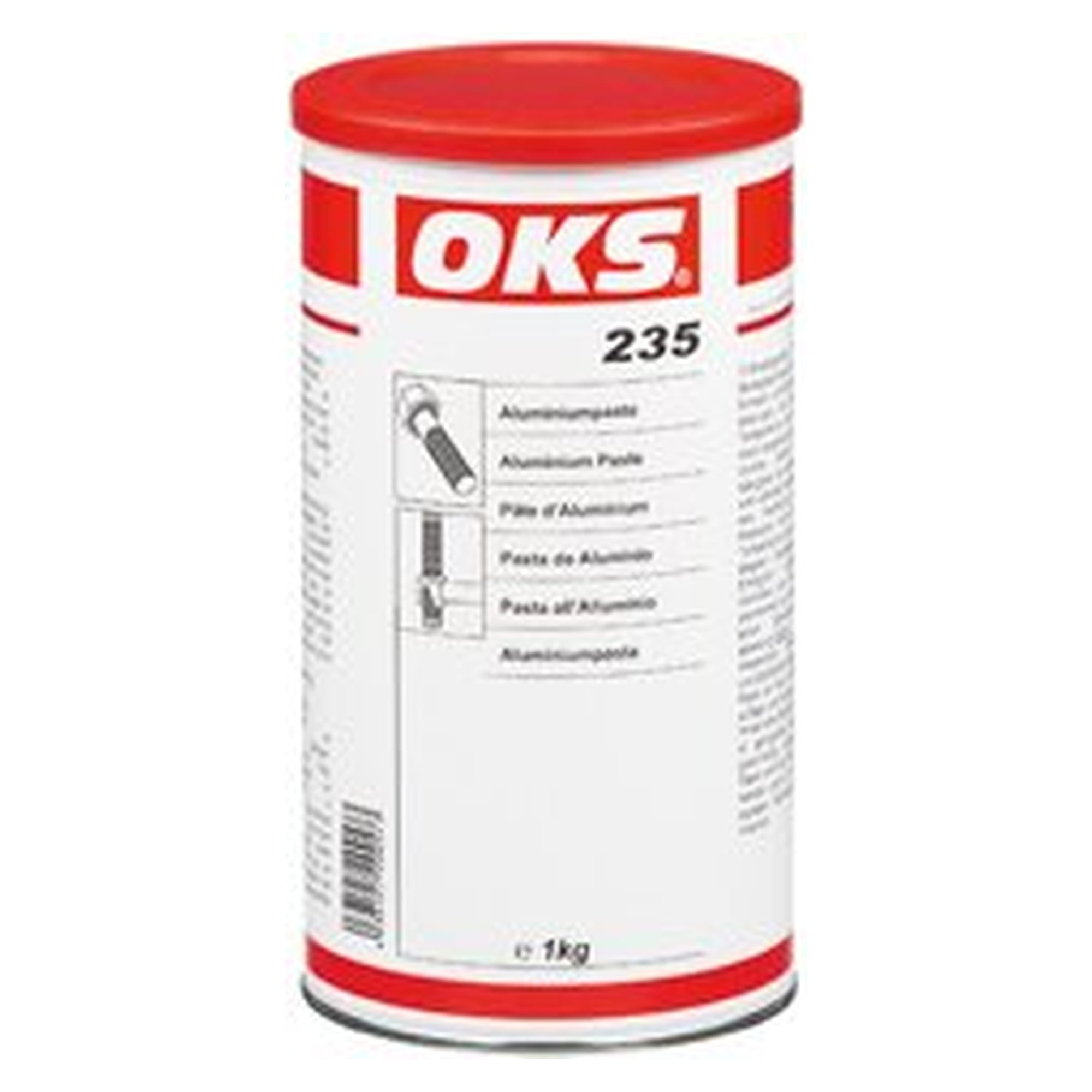 OKS 235/2351 - aluminium paste, 1 kg can, lubricant for servicing and maintenance