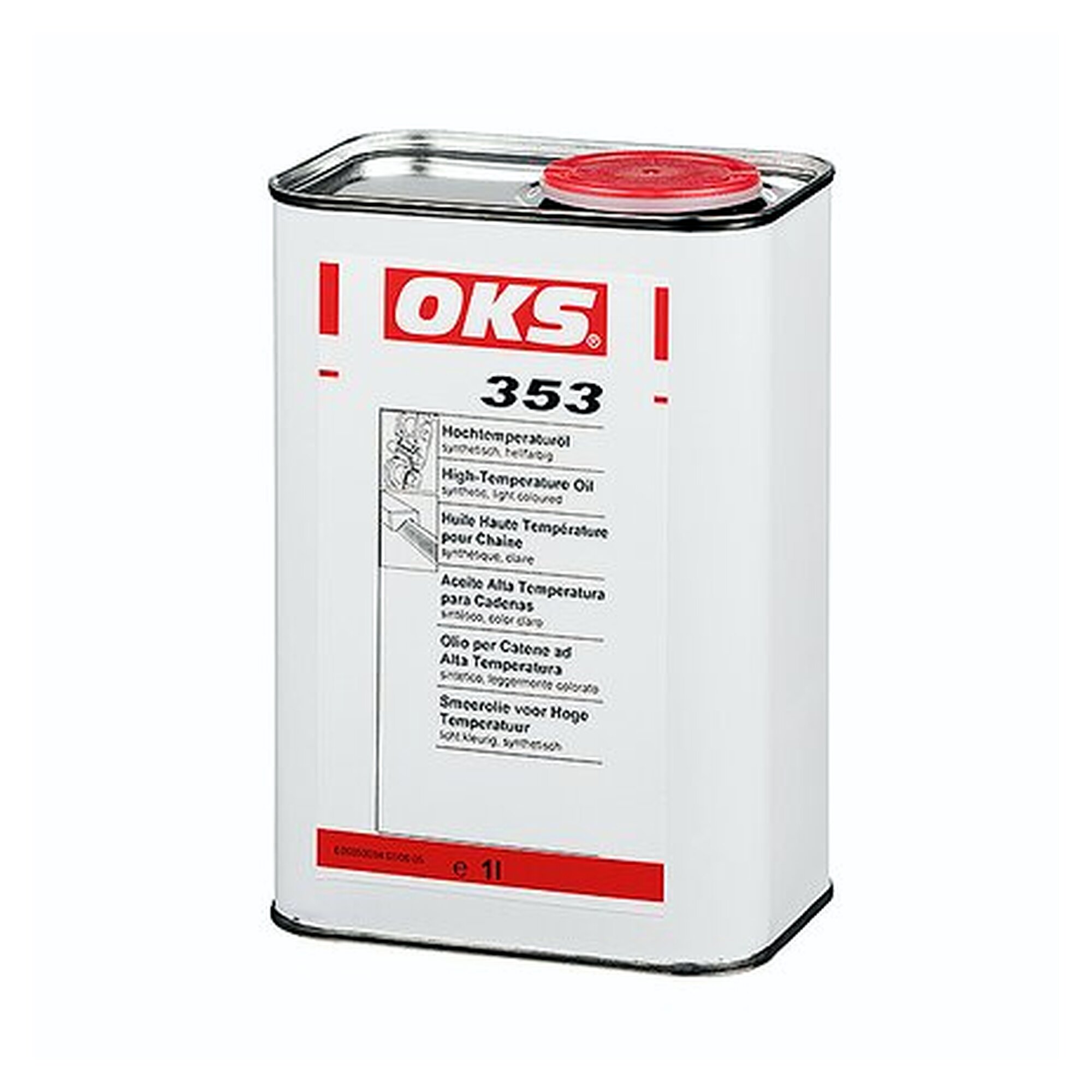 OKS 353, light-coloured high-temperature oil - 1 l can, lubricant for servicing and maintenance