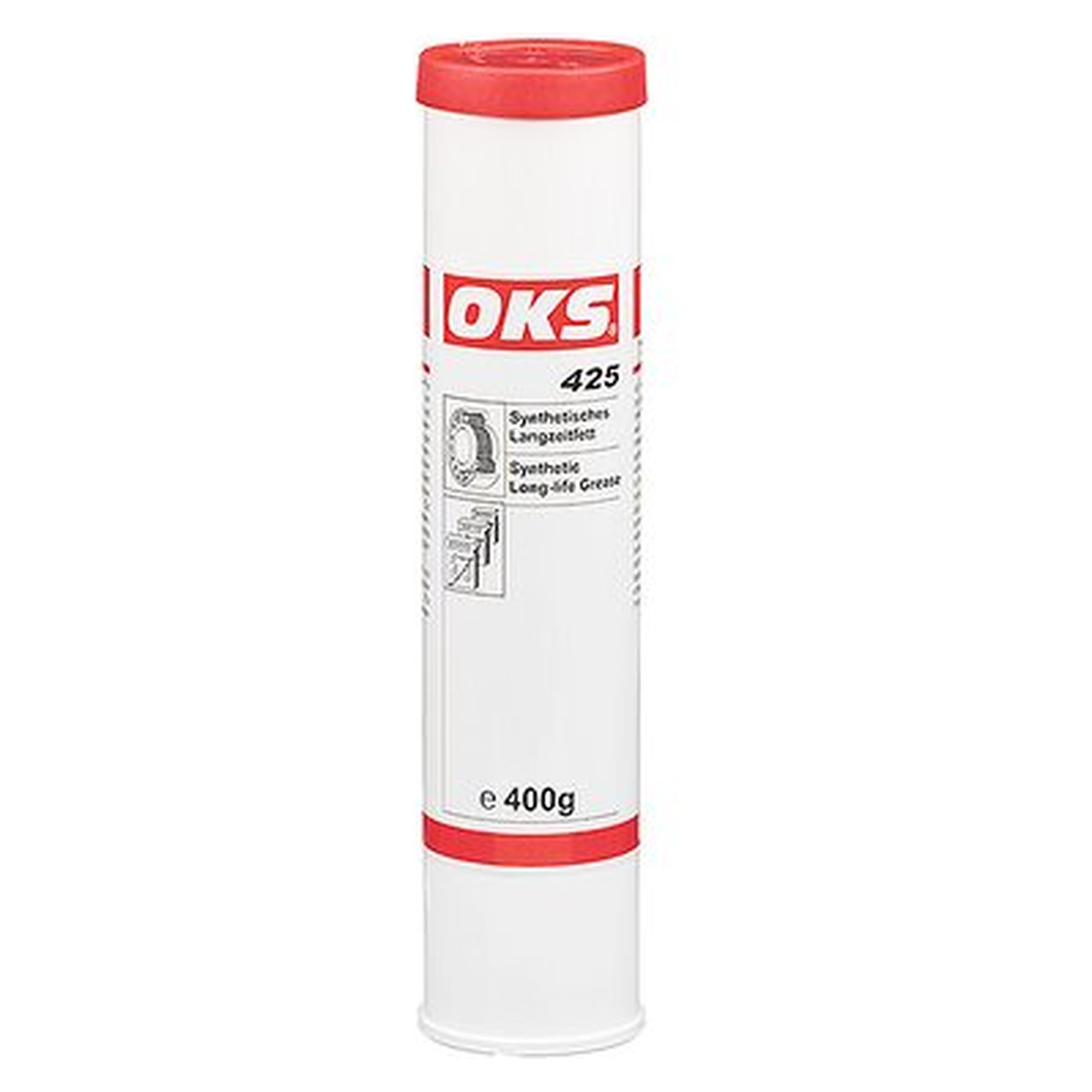 OKS 425, Synthetisches Langzeitfett - 400 ml cartridge, lubricant for servicing and maintenance