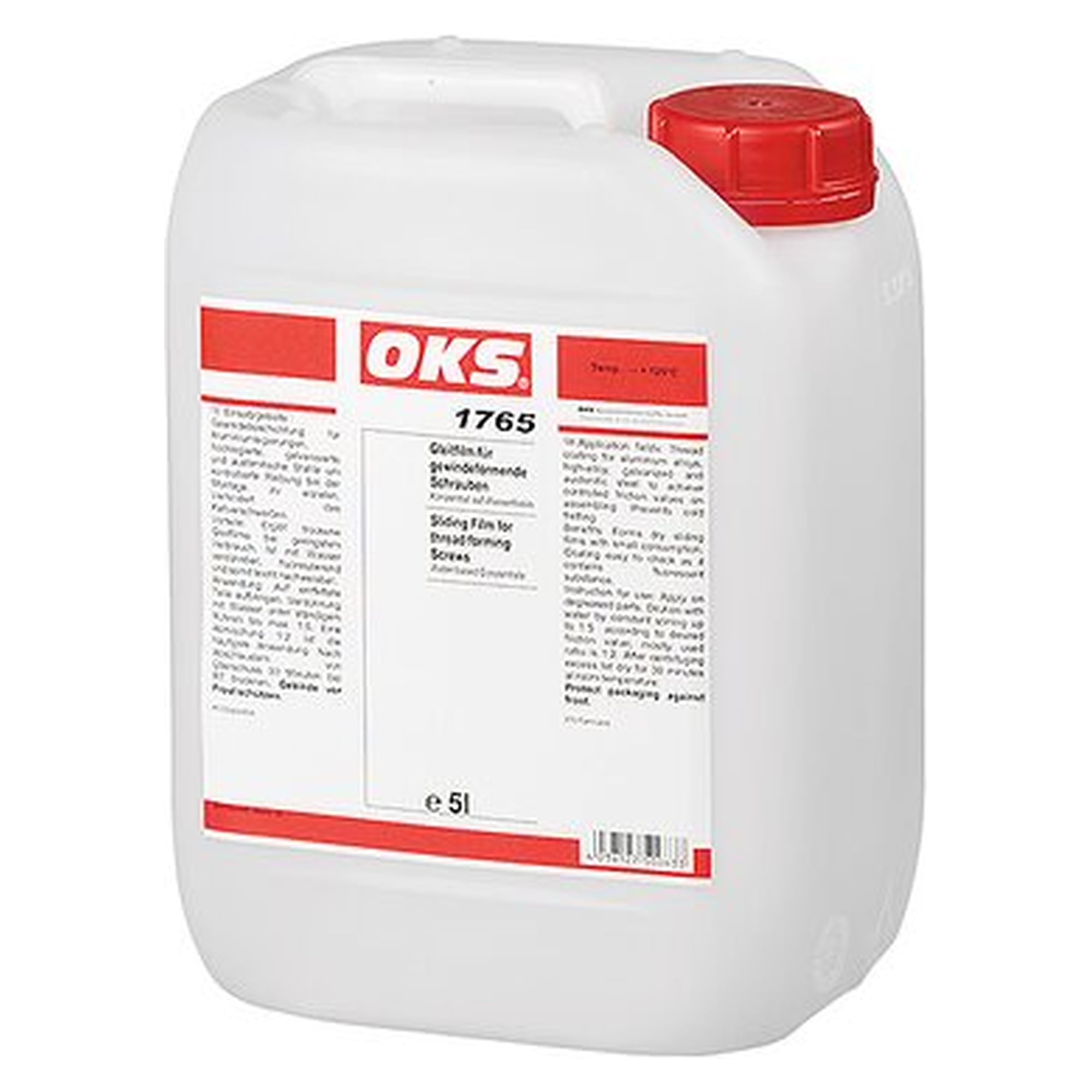 OKS 1765, Gleitfilm for screws Konzent. - 5 l canister (DIN 51)