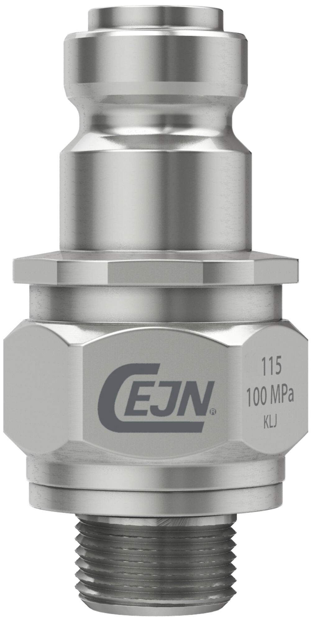 Kupplungsnippel Serie 115, Außengewinde G 3/8", 100 MPa, gehärteter Stahl - Cejn 101156254