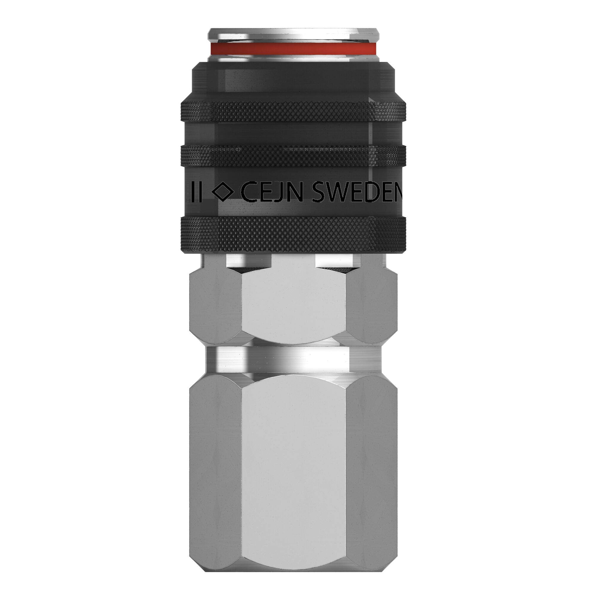 Quick coupling, female thread G 3/8", DN 2.5 mm, 100 MPa, hardened steel - Cejn 101161229