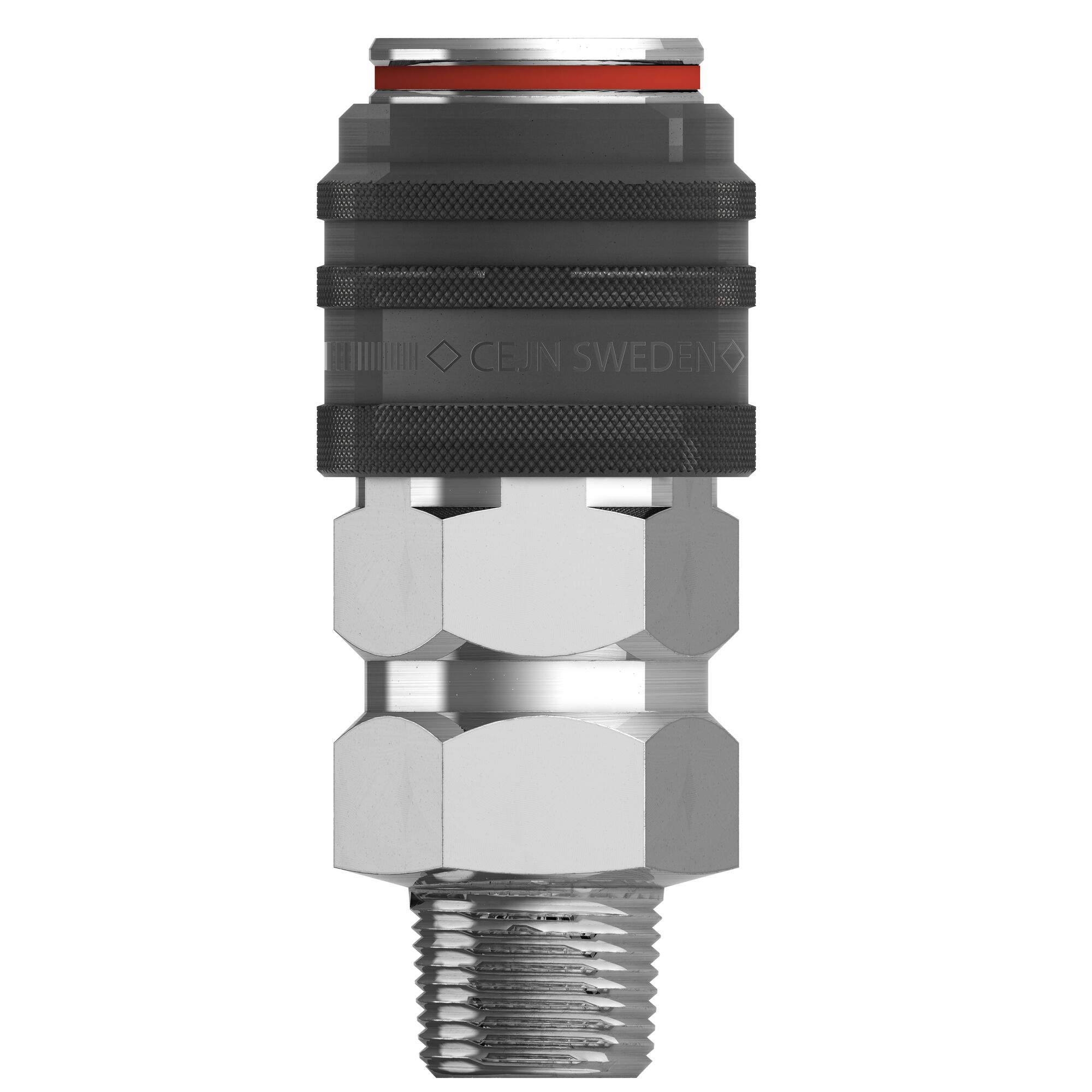 Quick coupling, male thread G 3/8", DN 2.5 mm, 100 MPa, hardened steel - Cejn 101161279