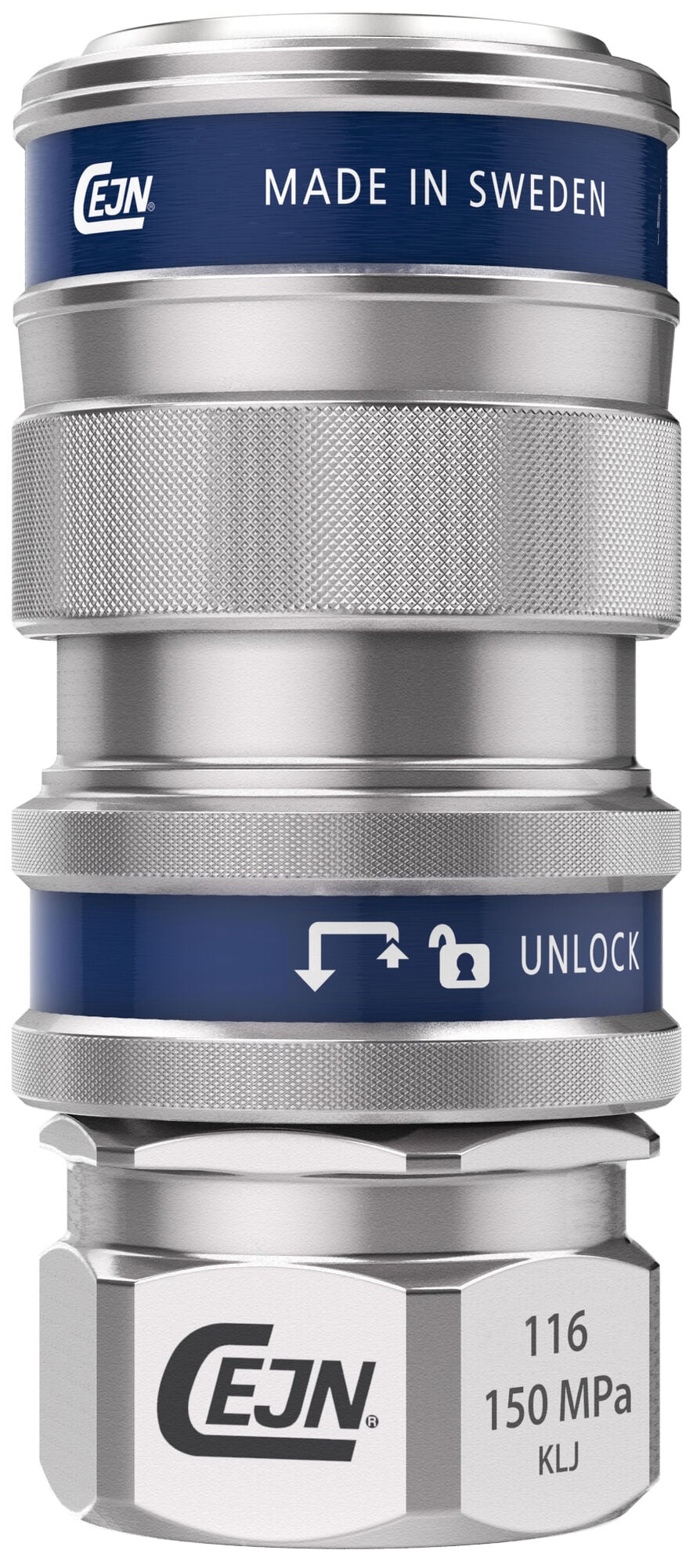 Schnellverschlusskupplung Serie 116, Innengewinde G 1/4", 150 MPa, Edelstahl AISI 316 - Cejn 101161746