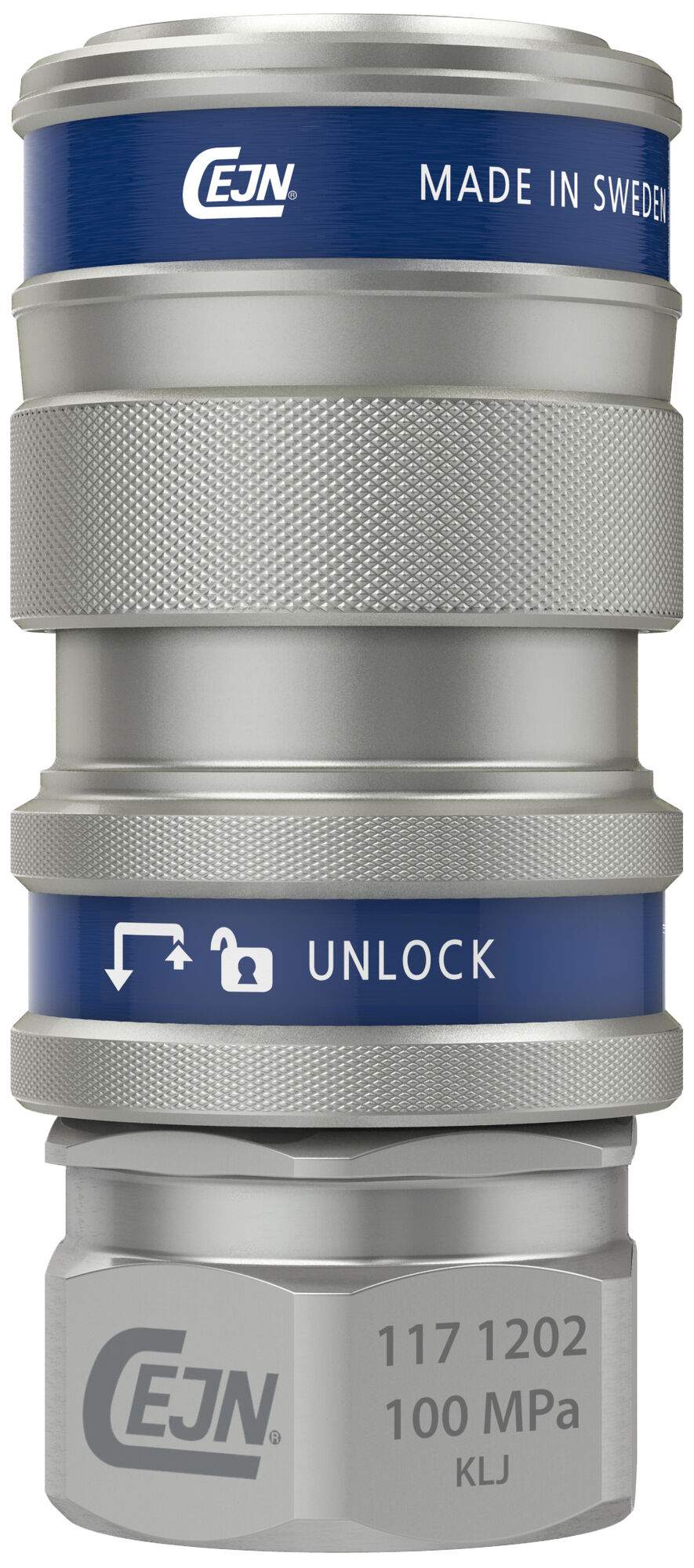 Schnellverschlusskupplung Serie 117, Innengewinde G 1/4", 100 MPa, gehärteter Stahl - Cejn 101171202