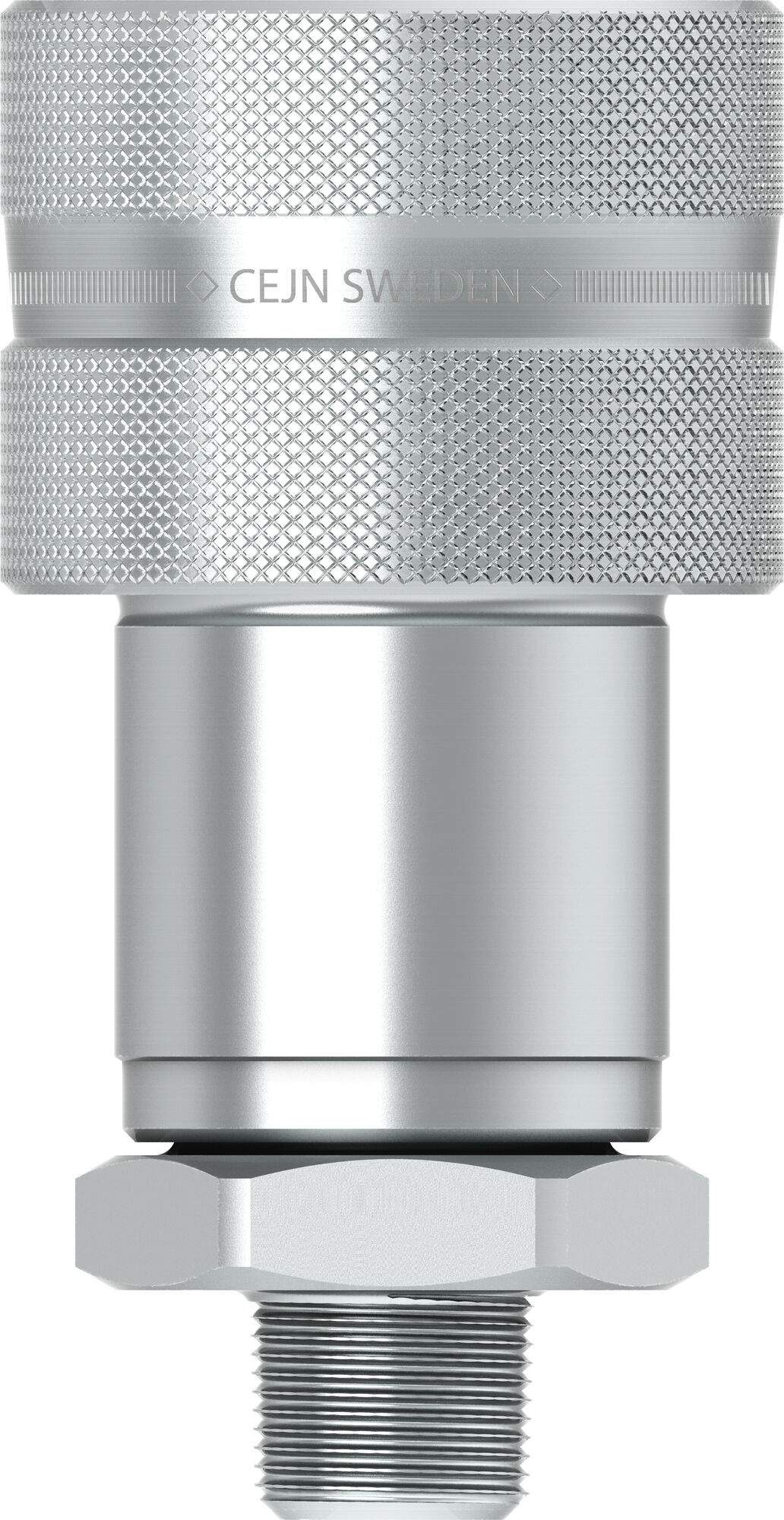 Schraubkupplung, Außengewinde 1/8 Zoll NPT, DN 6,3 mm, 72 MPa, Stahl - Cejn 102321451