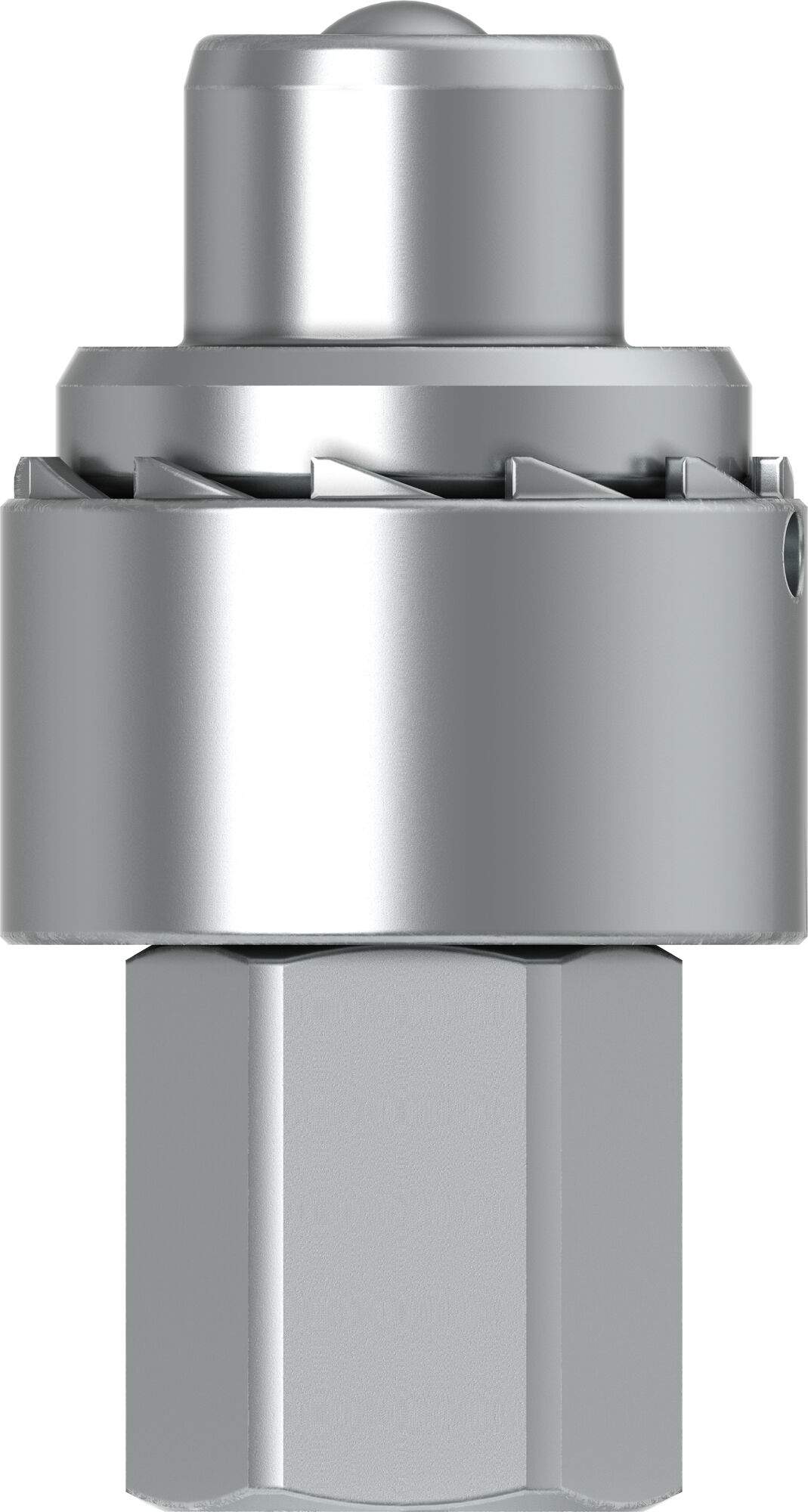Nipple for screw-to-connect couplings with teeth lock, female thread NPT 1/4", 72 MPa, steel - Cejn 102326442