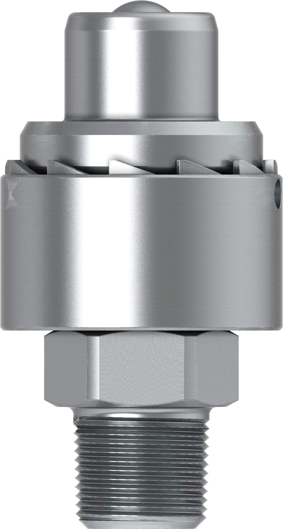 Nippel für Schraubkupplungen mit Sicherheitsverzahnung, Außengewinde 1/4 Zoll NPT, 72 MPa - Cejn 102326492
