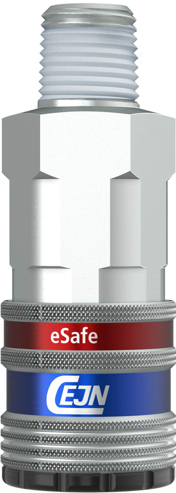 eSafe vented safety coupling ISO 6150 C 5.5 mm, male thread R 1/2", 1090 l/min - Cejn 102912155