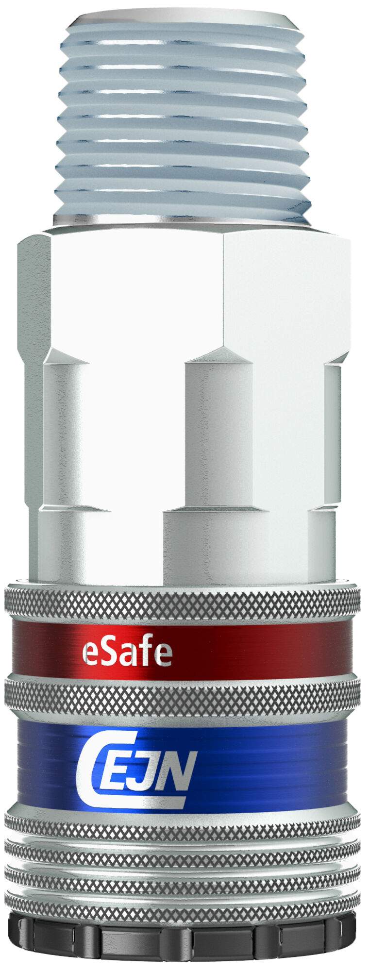 Sicherheitskupplung eSafe ARO 210 5,5 mm, Außengewinde R 1/4", 1150 l/min, Stahl - Cejn 103002152