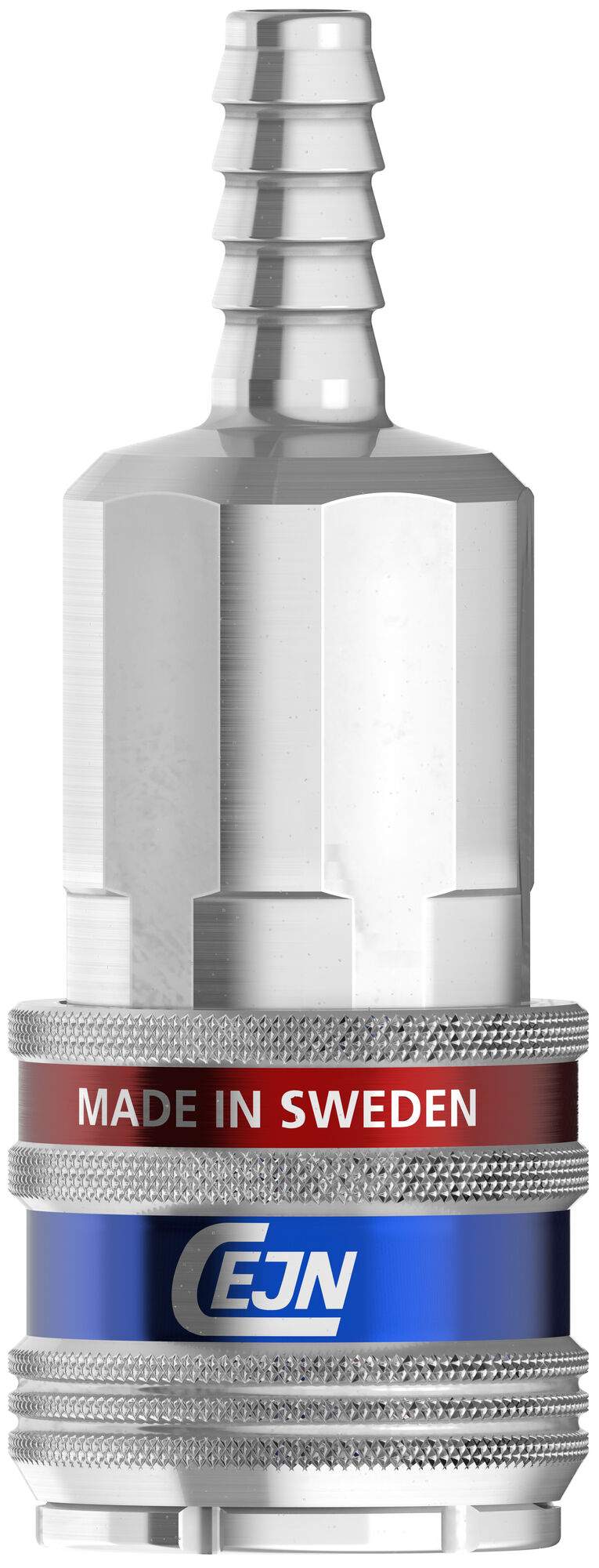 eSafe vented safety coupling Asian standard 7.5 mm, hose connection 6.3 mm, 1950 l/min, steel - Cejn 103152002