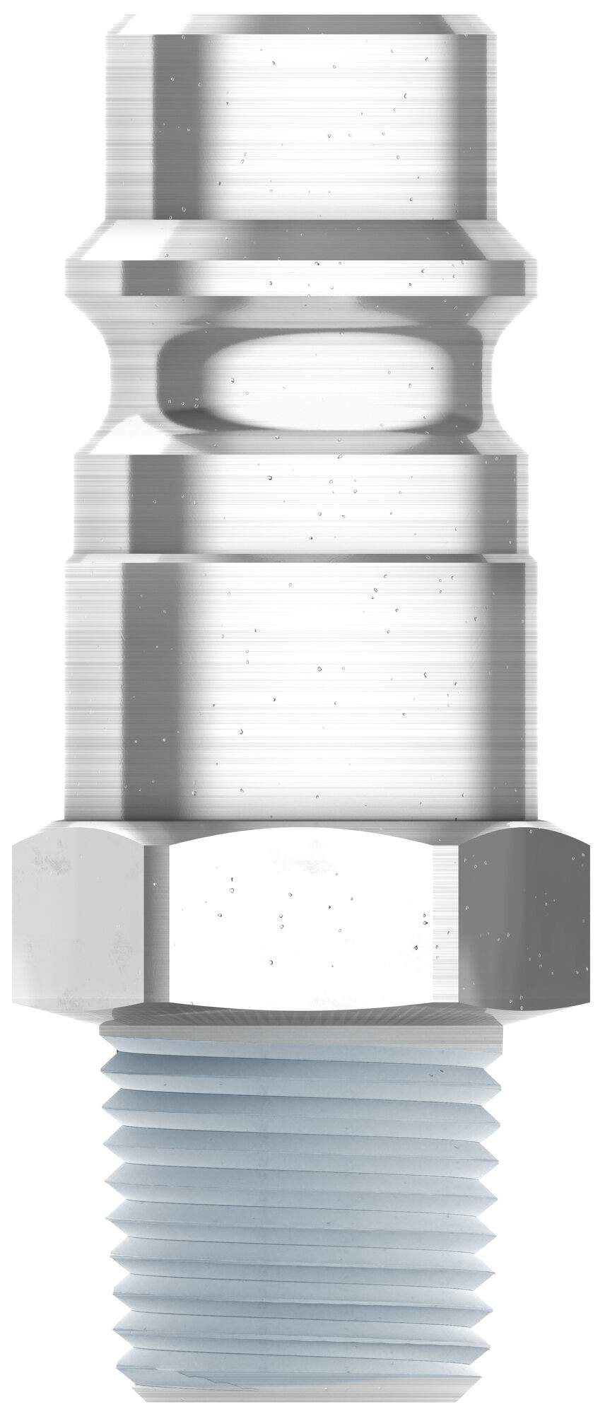 Nippel Eurostandard 7,6 mm, Außengewinde R 3/8", 2250 l/min, Stahl - Cejn 103205154