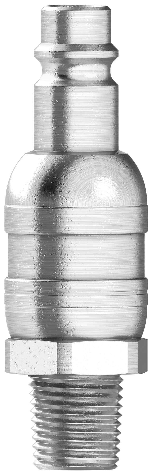 Free angle adapter for compressed air lines, male thread, R 1/4" to CEJN 320 - Cejn 103205183