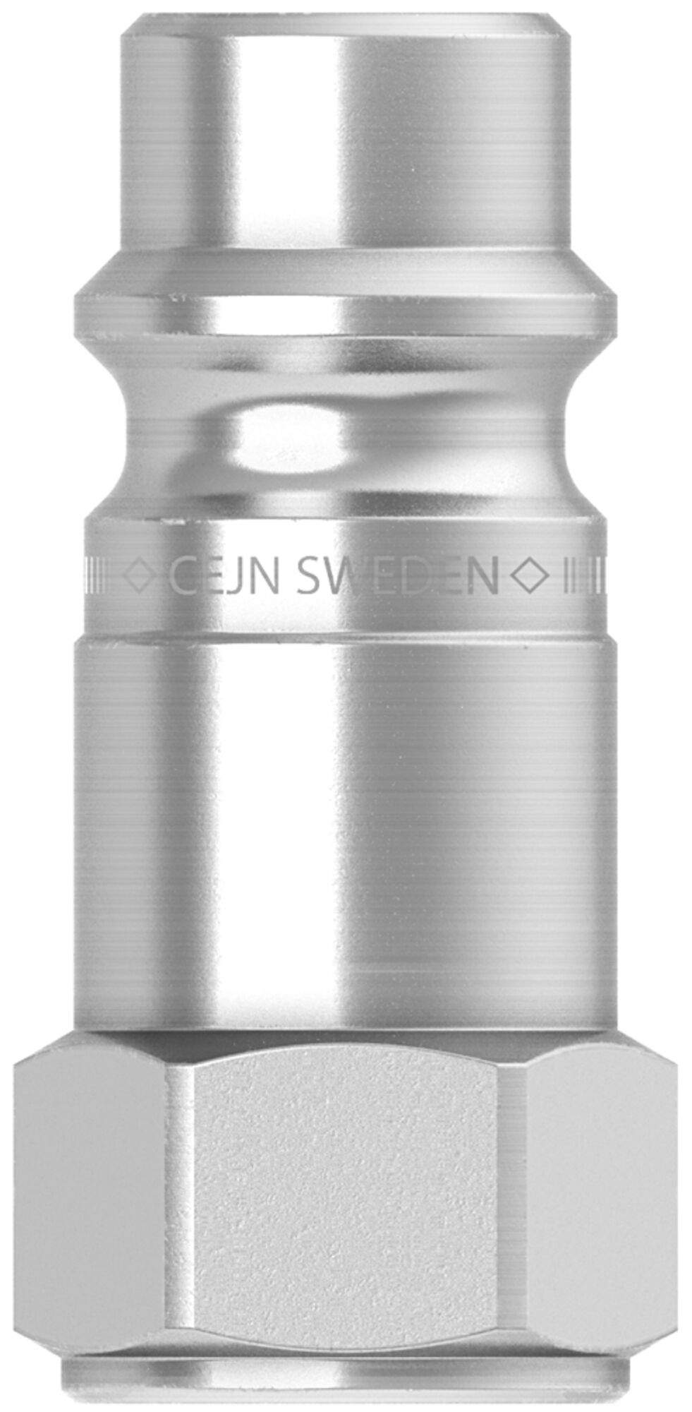 Nippel Eurostandard 7,6 mm, Innengewinde G 1/8", 2250 l/min, Stahl - Cejn 103205201