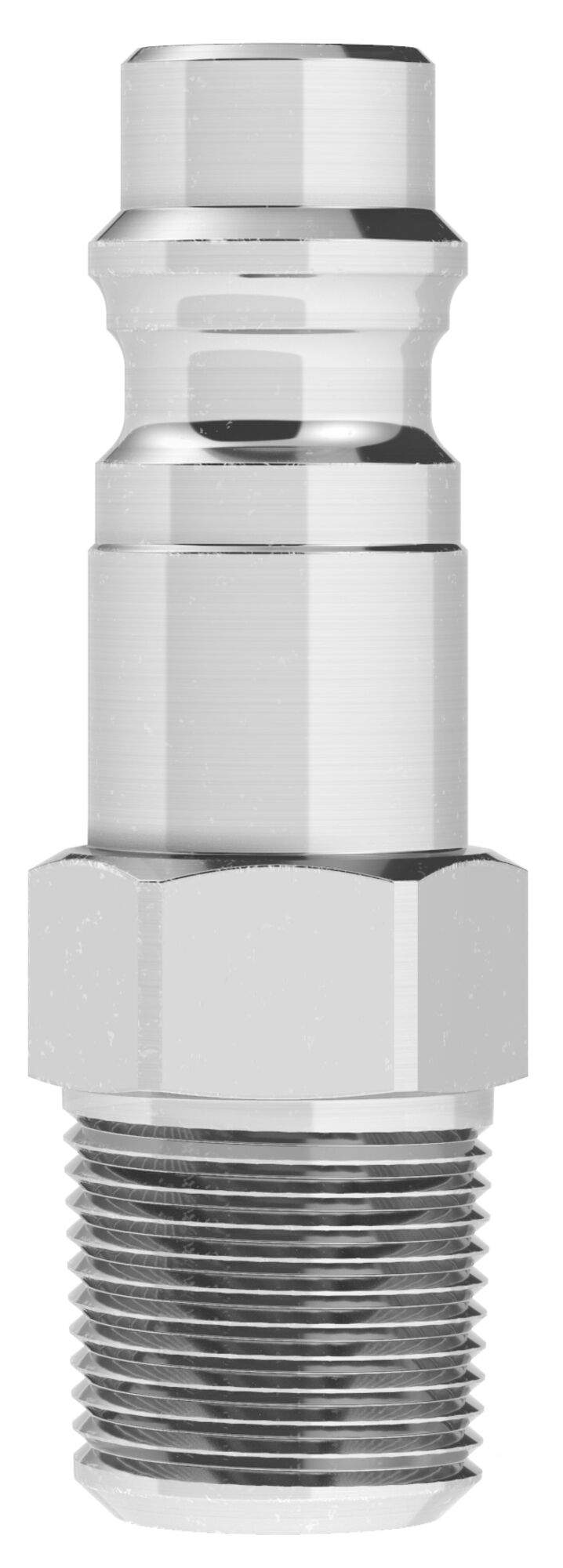 Nipple, breathing air Series 342, male thread R 1/2", 1950 l/min, zinc-plated steel - Cejn 103425155