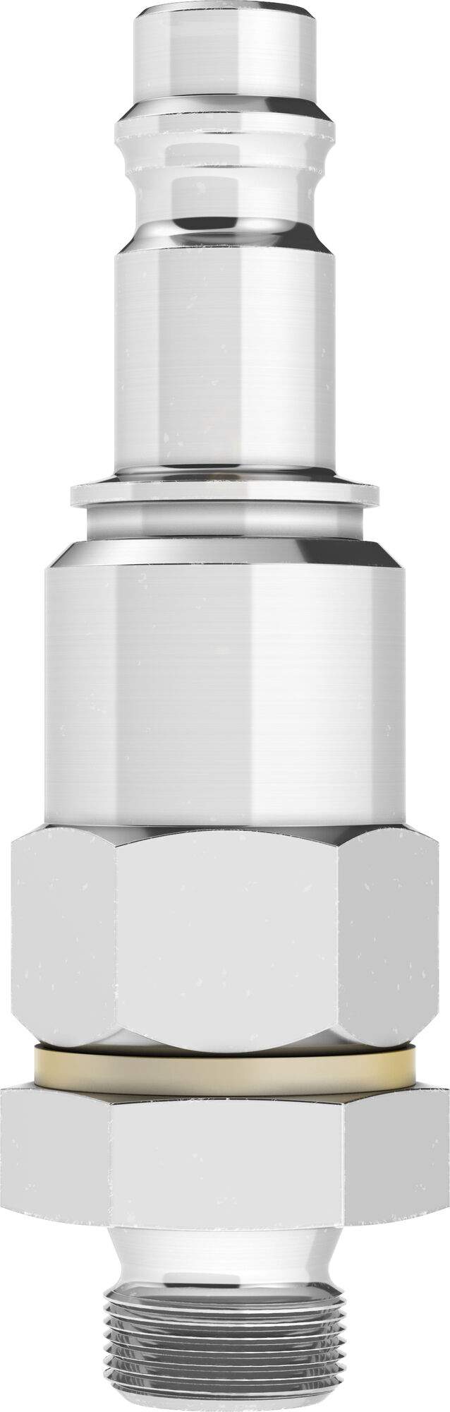 Nippel mit Ventil Atemluft Serie 345, Außengewinde G 1/4 Zoll, 1100 l/min - Cejn 103456252