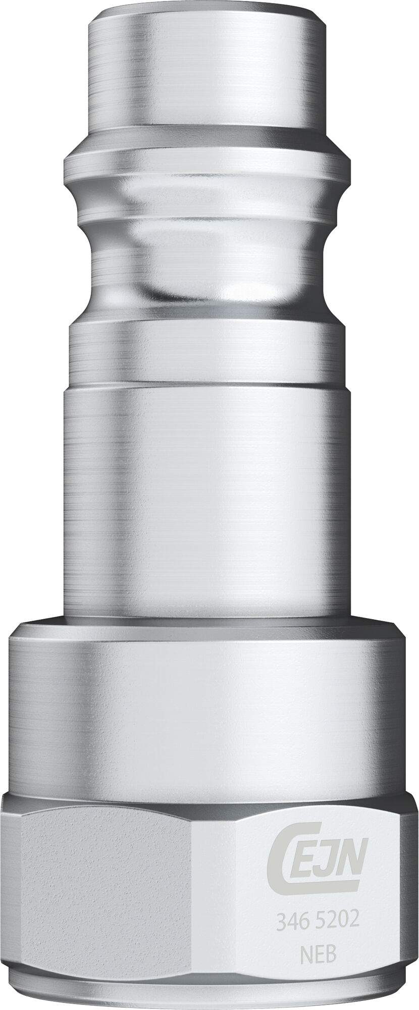 Nipple, breathing air Series 346, female thread G 1/4", 800 l/min, AISI 316 stainless steel - Cejn 103465202