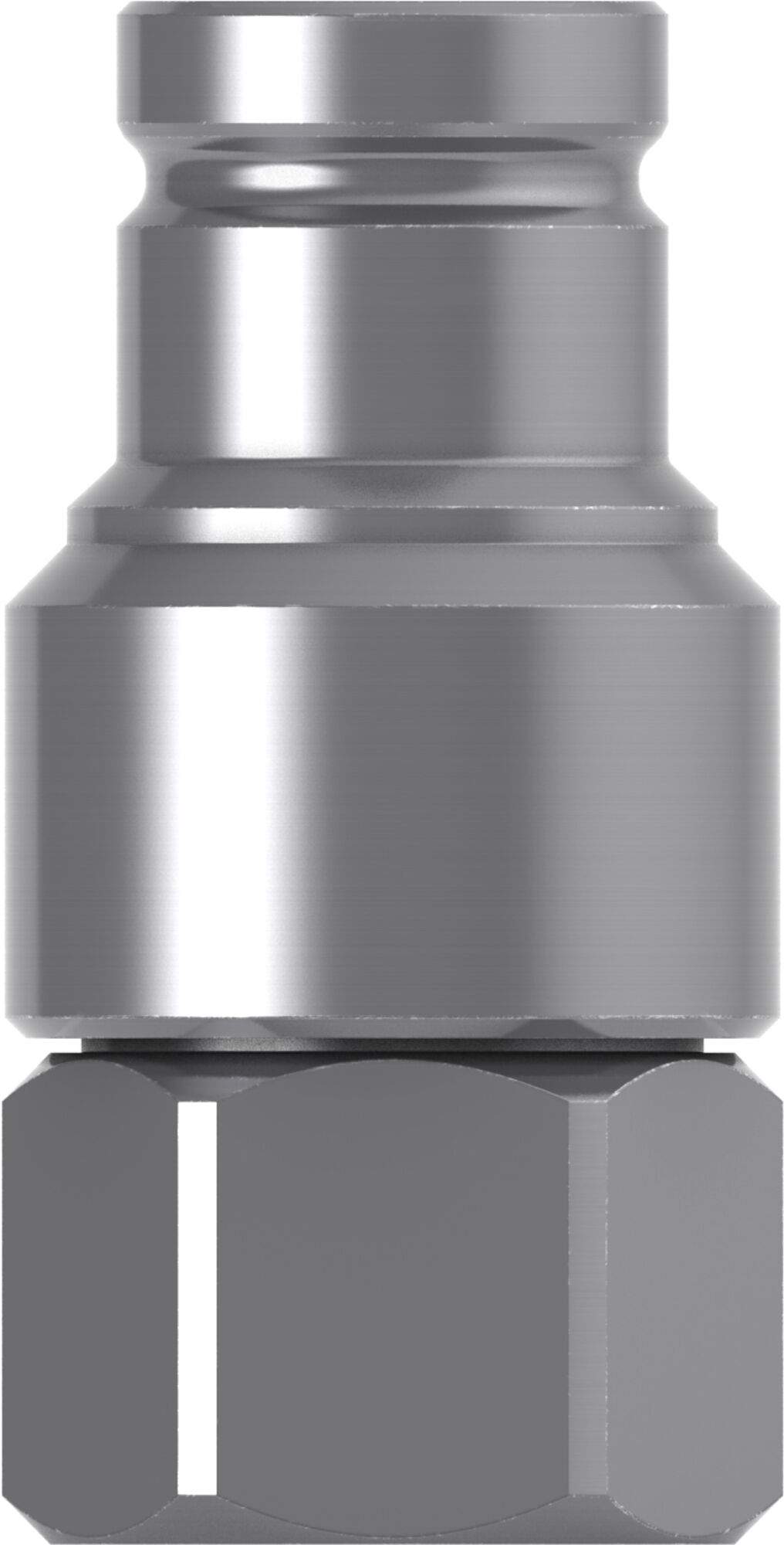 Nipple, female thread, Rc 3/8" (BSPT), DN 10, 400 bar, steel - Cejn 103656104