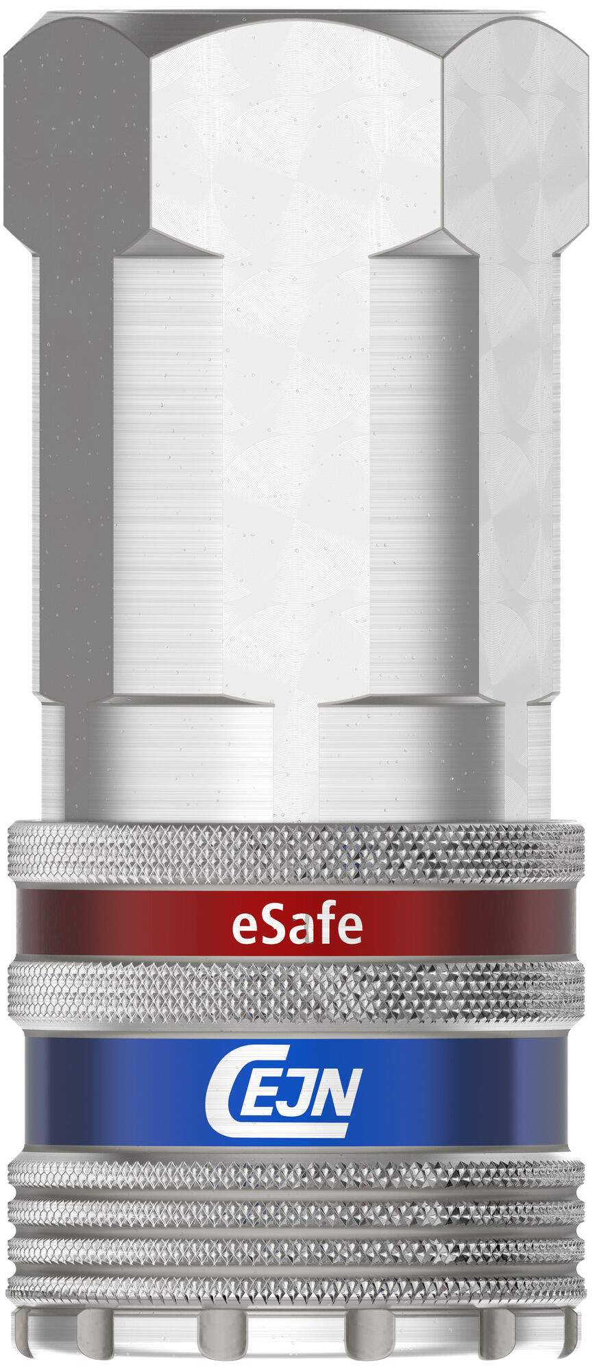 eSafe vented safety coupling eurostandard 10.4 mm, female thread NPT 3/8", 4000 l/min, steel - Cejn 104102404