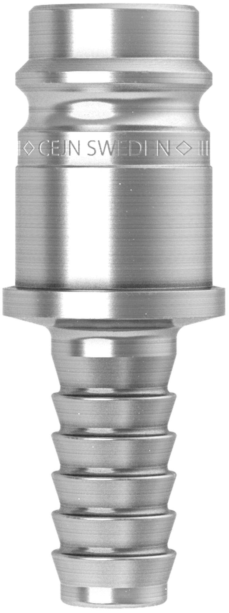 Nippel Eurostandard 10,4 mm, Schlauchanschluss 6,3 mm, 4000 l/min, Stahl - Cejn 104105002