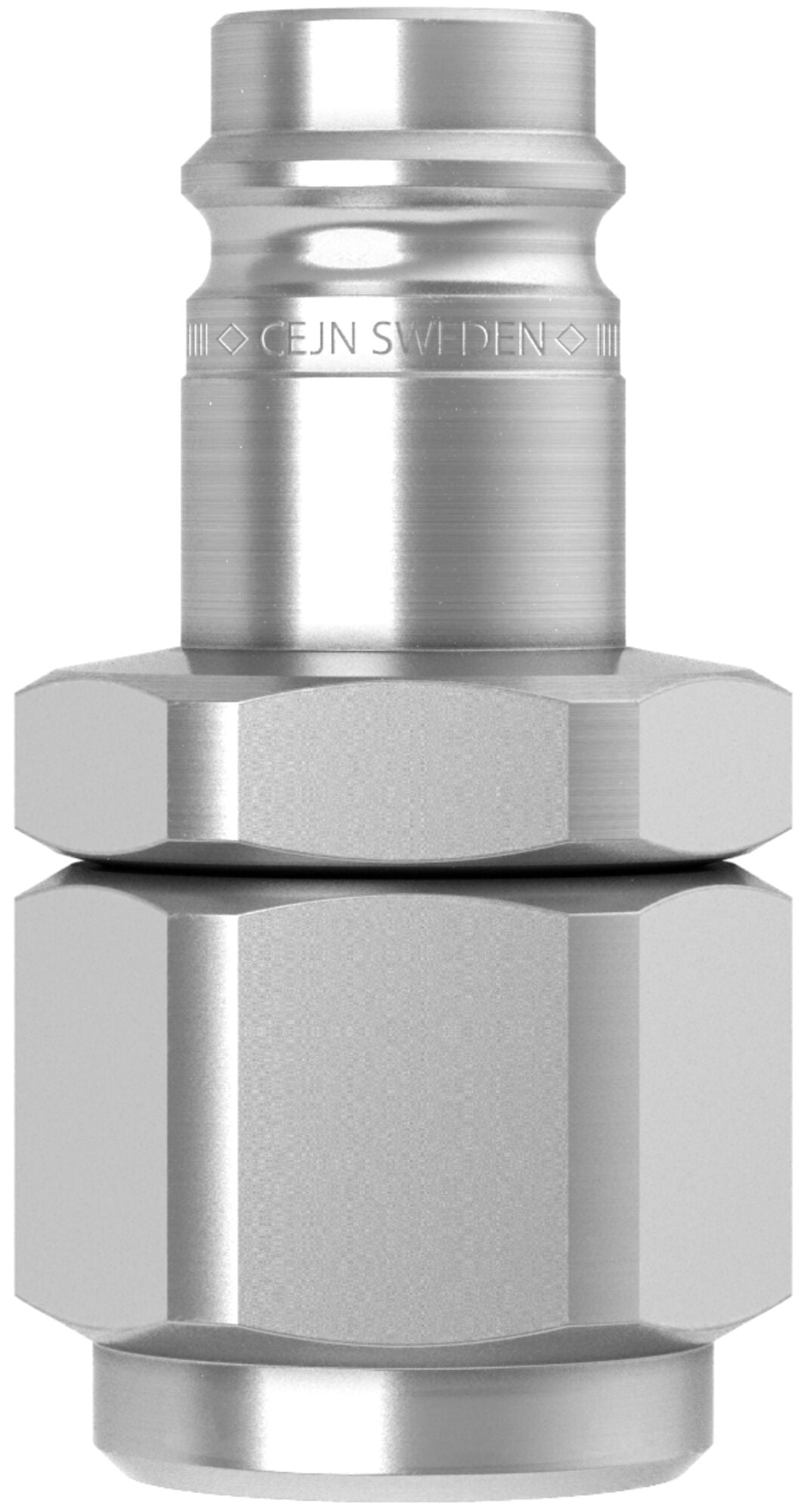 Nipple eurostandard 10.4 mm, Stream-Line connection 11 x 16 mm, 4000 l/min, steel - Cejn 104105066
