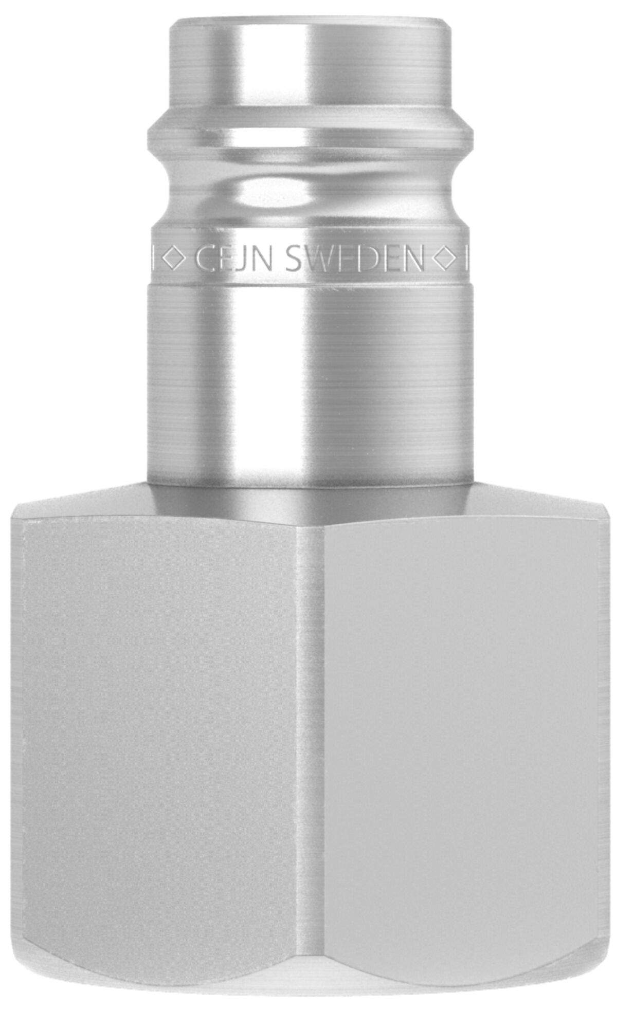 Nippel Eurostandard 10,4 mm, Innengewinde NPT 3/8", 4000 l/min, Stahl - Cejn 104105404