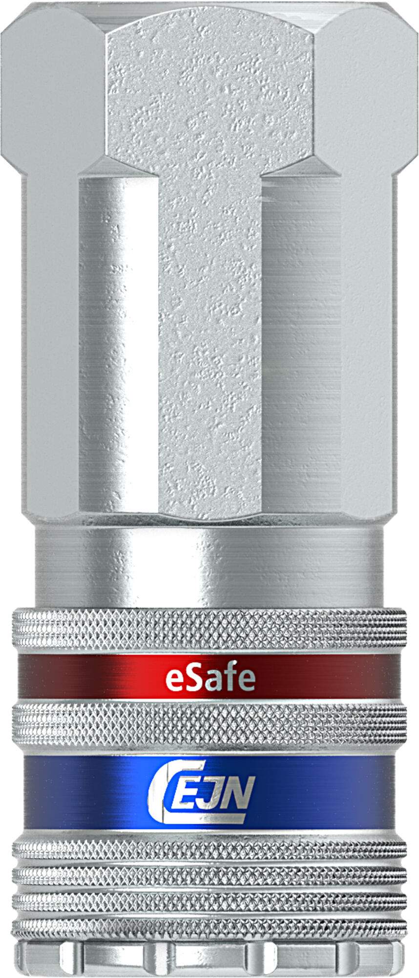 Sicherheitskupplung eSafe ISO 6150 B 8,2 mm, Innengewinde NPT 3/4", 2500 l/min, Stahl - Cejn 104302407
