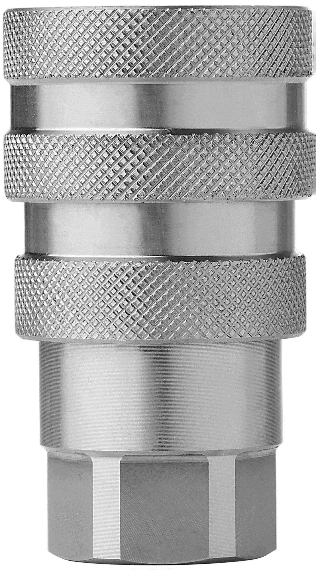 Quick coupling, female thread G 3/8", DN 10, 300 bar, Stainless steel AISI 316/FPM - Cejn 105261214